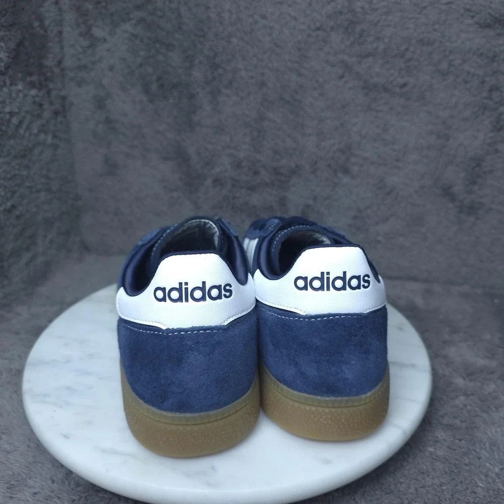 Adidas Sporty & Rich Shoes Mens Size 10.5 Blue White Suede Low Top Gum Sneakers